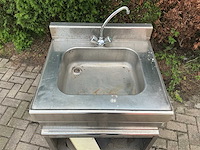 Rvs spoelbak op onderstel inclusief 10 liter boiler - afbeelding 4 van  8