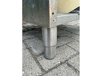 Rvs spoelbak op onderstel inclusief 10 liter boiler - afbeelding 8 van  8