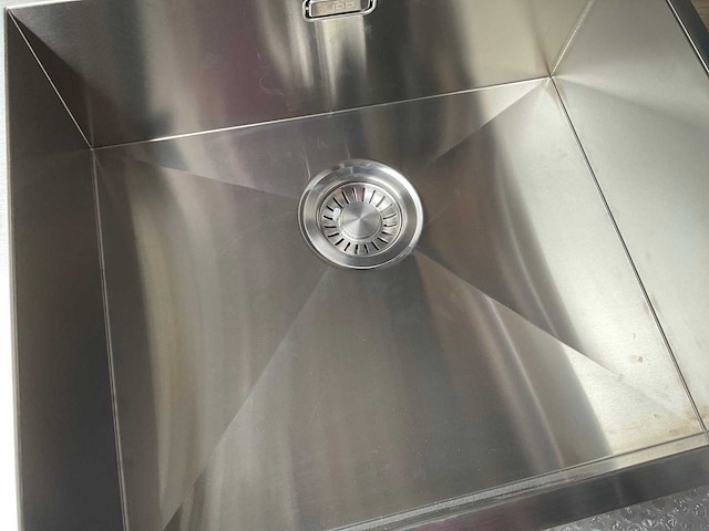 Rvs spoelbak vlak of onderbouw - afbeelding 2 van  5
