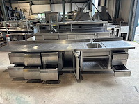 Rvs spoelmeubel met koelwerkbank - afbeelding 9 van  9