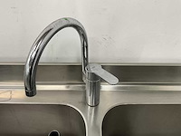 Rvs spoeltafel (200 cm) - afbeelding 7 van  9