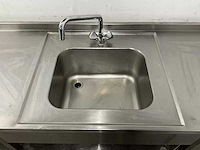 Rvs spoeltafel (330 cm) - afbeelding 6 van  8