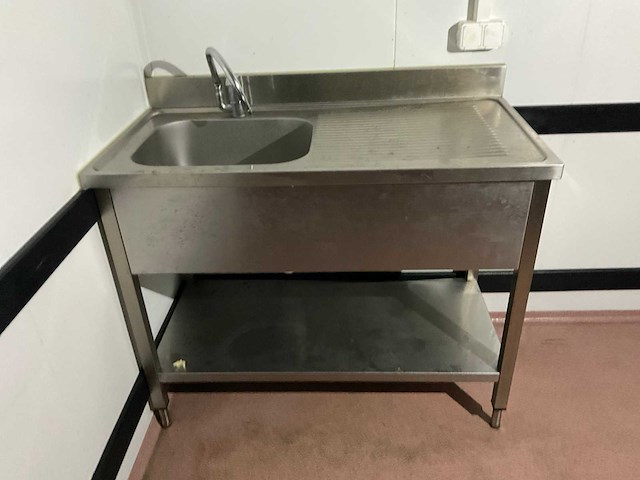Rvs spoeltafel 500x400x250 mm - afbeelding 2 van  5
