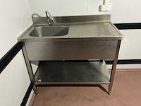 Rvs spoeltafel 500x400x250 mm - afbeelding 2 van  5