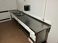 Rvs spoeltafel 500x500x250 mm - afbeelding 3 van  8