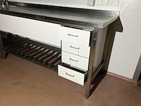 Rvs spoeltafel 500x500x250 mm - afbeelding 4 van  8