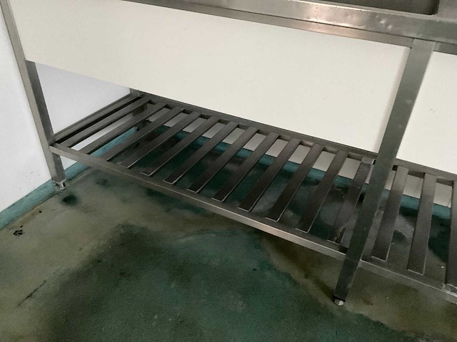 Rvs spoeltafel 500x500x250 mm - afbeelding 4 van  6