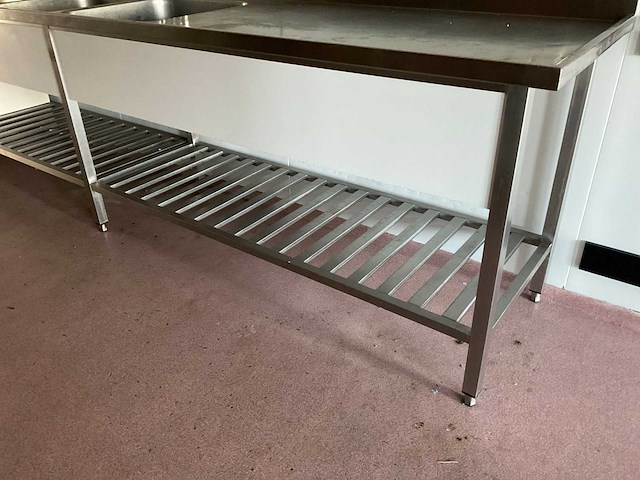 Rvs spoeltafel 500x500x250 mm - afbeelding 3 van  9