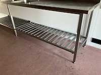 Rvs spoeltafel 500x500x250 mm - afbeelding 3 van  9