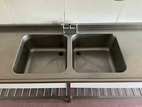 Rvs spoeltafel 500x500x250 mm - afbeelding 5 van  9