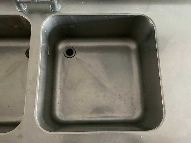 Rvs spoeltafel 500x500x250 mm - afbeelding 6 van  9