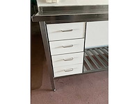 Rvs spoeltafel 500x500x250 mm - afbeelding 8 van  9