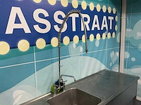 Rvs spoeltafel met boiler - afbeelding 3 van  7