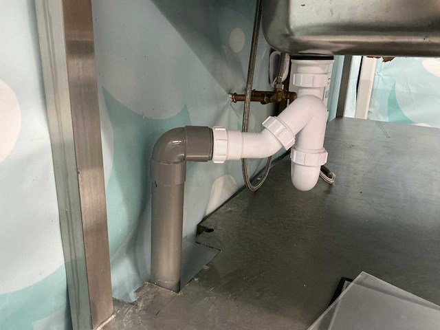 Rvs spoeltafel met boiler - afbeelding 6 van  7