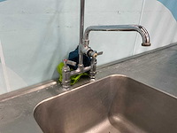 Rvs spoeltafel met boiler - afbeelding 7 van  7