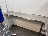 Rvs spoeltafel met debrasseermeubel - afbeelding 9 van  9