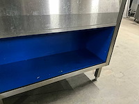 Rvs spoeltafel met electrische kookplaat - afbeelding 2 van  9