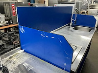 Rvs spoeltafel met electrische kookplaat - afbeelding 3 van  9