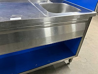 Rvs spoeltafel met electrische kookplaat - afbeelding 9 van  9