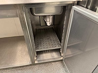 Rvs spoeltafel met lades - afbeelding 4 van  8