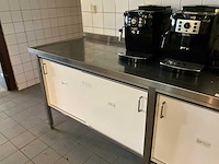 Rvs spoeltafel met onderkasten - afbeelding 7 van  9