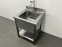 Rvs spoeltafel met voorspoeldouche - afbeelding 2 van  6