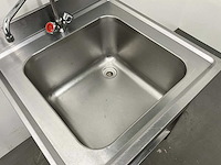 Rvs spoeltafel met voorspoeldouche - afbeelding 6 van  6
