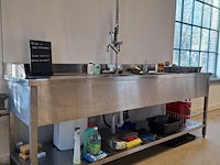 Rvs spoeltafel met - afbeelding 4 van  11