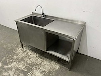 Rvs spoeltafel - afbeelding 1 van  9