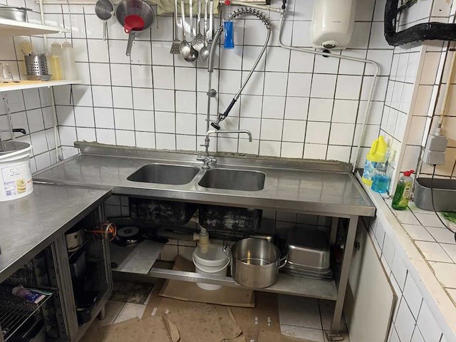 Rvs spoeltafel - afbeelding 1 van  5