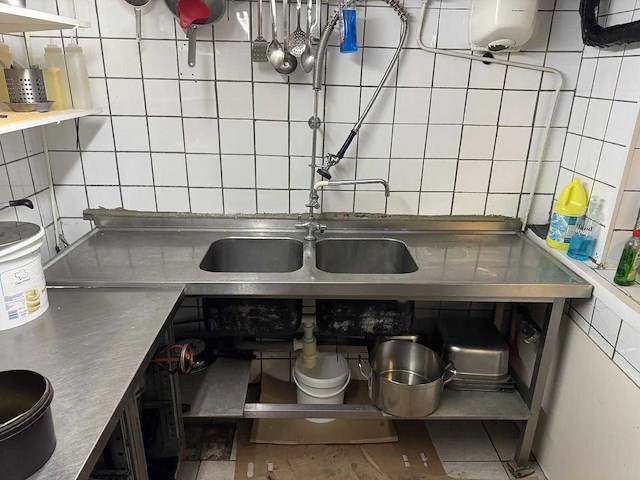 Rvs spoeltafel - afbeelding 2 van  5