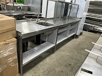 Rvs spoeltafel - afbeelding 1 van  4