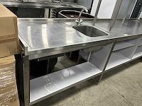 Rvs spoeltafel - afbeelding 2 van  4