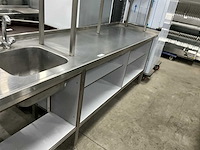 Rvs spoeltafel - afbeelding 3 van  4