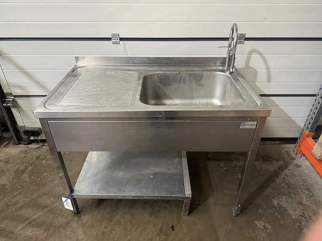 Rvs spoeltafel - afbeelding 2 van  5