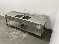 Rvs spoeltafel - afbeelding 1 van  7