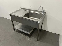 Rvs spoeltafel - afbeelding 1 van  8