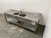 Rvs spoeltafel - afbeelding 1 van  7