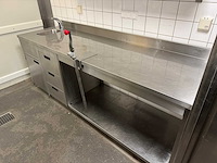 Rvs spoeltafel - afbeelding 2 van  7