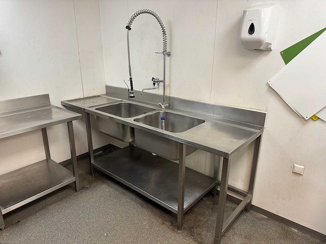 Rvs spoeltafel - afbeelding 1 van  6