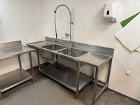 Rvs spoeltafel - afbeelding 1 van  6