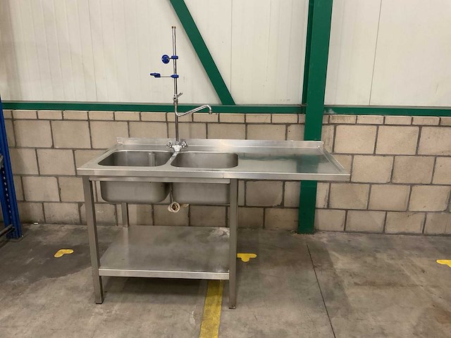 Rvs spoeltafel - afbeelding 1 van  4