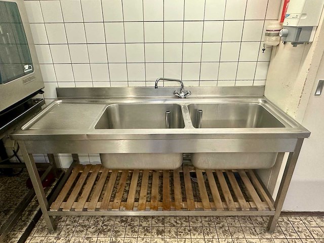 Rvs spoeltafel - afbeelding 1 van  6