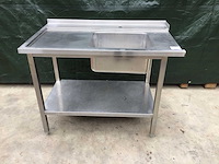 Rvs spoeltafel - afbeelding 2 van  4