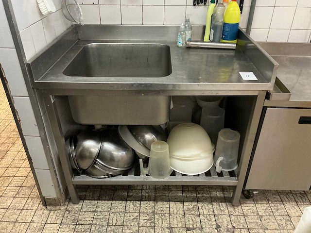 Rvs spoeltafel - afbeelding 2 van  8