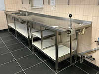 Rvs spoeltafel - afbeelding 1 van  9