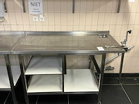 Rvs spoeltafel - afbeelding 8 van  9