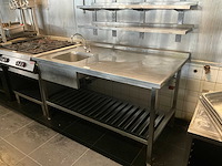 Rvs spoeltafel - afbeelding 1 van  8
