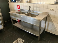 Rvs spoeltafel - afbeelding 1 van  6