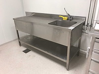 Rvs spoeltafel - afbeelding 1 van  6